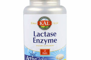 Фермент лактаза Lactase Enzyme KAL 250 мг 60 капсул