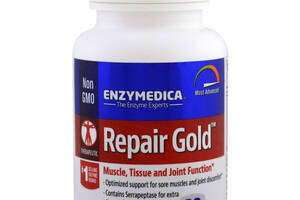 Ферменты для мышц суставов тканей Repair Gold Enzymedica для веганов 30 капсул