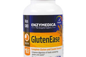 Ферменти для травлення глютена GlutenEase Enzymedica 120 капсул