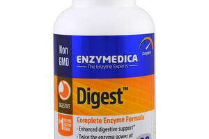 Ферменты для Усвоения, Полный белковый состав, Digest, Enzymedica, 90 капсул