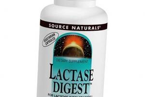 Ферменты Лактазы Lactase Digest Source Naturals 180вегкапс (69355001)