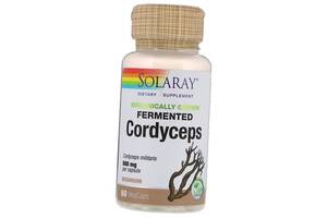 Ферментированный Кордицепс Organically Grown Fermented Cordyceps Solaray 60вегкапс (71411040)