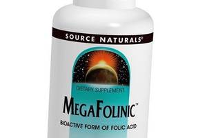 Фолат, MegaFolinic, Source Naturals 120таб (36355057)