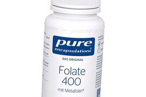 Фолат, метафолін, Folate 400, Pure Encapsulations 90капс (36361003)
