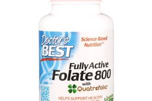 Фолиевая кислота Doctor's Best Fully Active Folate 800 mcg 60 Veg Caps DRB-00458