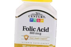 Фолиевая кислота Folic Acid 800 21st Century 180таб (36440018)