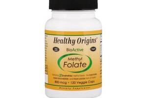 Фолиевая кислота Healthy Origins Methyl Folate 800 mcg 120 Veg Caps
