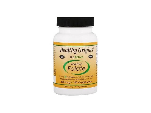 Фолиевая кислота Healthy Origins Methyl Folate 800 mcg 120 Veg Caps