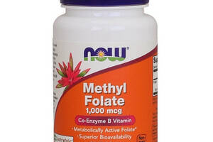 Фолиевая кислота NOW Foods Methyl Folate 1000 mcg 90 Tabs