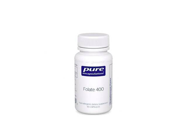 Фолиевая кислота Pure Encapsulations Folate 400 mg 90 Caps PE-01356