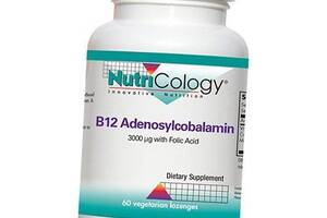 Фолиевая кислота и Аденозилкобаламин B12 Adenosylcobalamin Nutricology 60вегледенцов (36373005)