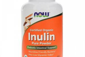 Фруктоолигосахариды NOW Foods Inulin powder 227 g /81 servings/