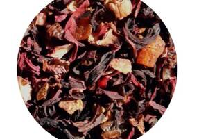 Фруктовый Чай на основе гибискуса с ароматом клубничного джема Нахальный фрукт ТМ Камелия 1 кг