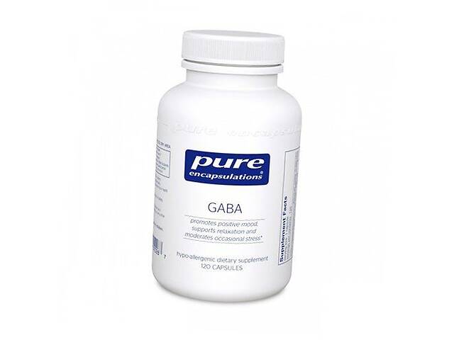 Гамма-аминомасляная кислота GABA Pure Encapsulations 120капс (72361012)