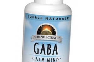 Гамма-аминомасляная кислота GABA Source Naturals 60таб (72355029)