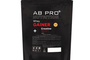Гейнер AB PRO Whey + Creatine Gainer 2000 g /18 servings/ Ваниль