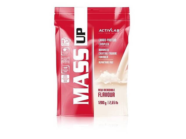 Гейнер Activlab Mass UP 1200 g /12 servings/ Fudge Cream