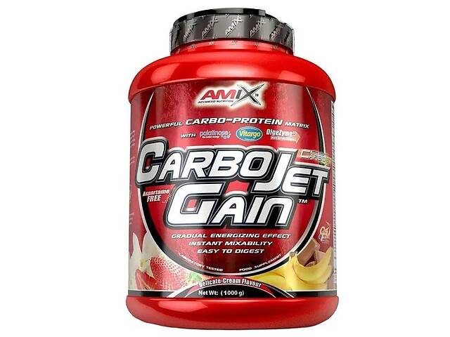 Гейнер Amix Nutrition CarboJet Gain 1000 g /20 servings/ Strawberry