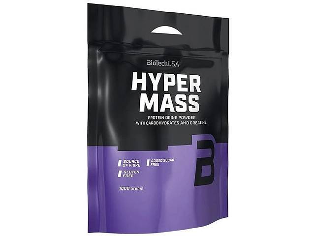 Гейнер BioTechUSA Hyper Mass 5000 1000 g /15 servings/ Chocolate