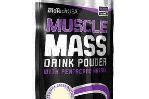 Гейнер BioTechUSA Muscle Mass 1000 g 14 servings Vanilla