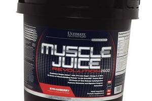 Гейнер для набора веса Muscle Juice Revolution Ultimate Nutrition 5000 г Клубника (30090001)