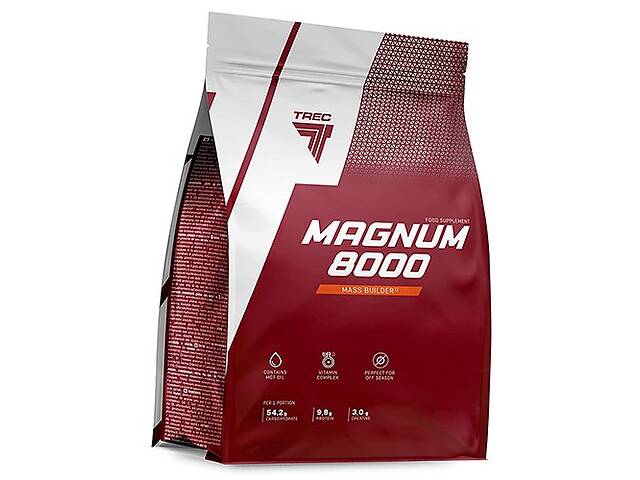 Гейнер для набора веса с креатином Magnum 8000 Trec Nutrition 1000г Ваниль-карамель (30101003)