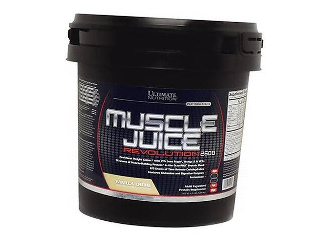 Гейнер для набору ваги Muscle Juice Revolution Ultimate Nutrition 5000г Ваніль (30090001)