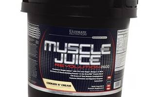 Гейнер для набора веса Muscle Juice Revolution Ultimate Nutrition 5000г Печенье-крем (30090001)