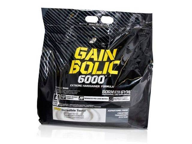 Гейнер Gain bolic 6000 Olimp Nutrition 6800г Клубника (30283001)