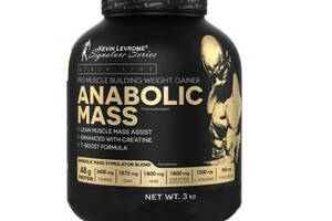 Гейнер Kevin Levrone Anabolic Mass 3000 g /30 servings/ Banana