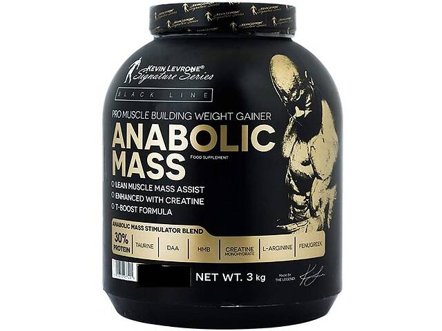 Гейнер Kevin Levrone Anabolic Mass 3000 g /30 servings/ Strawberry