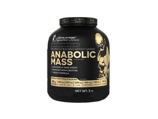 Гейнер Kevin Levrone Anabolic Mass 3000 g /30 servings/ Vanilla