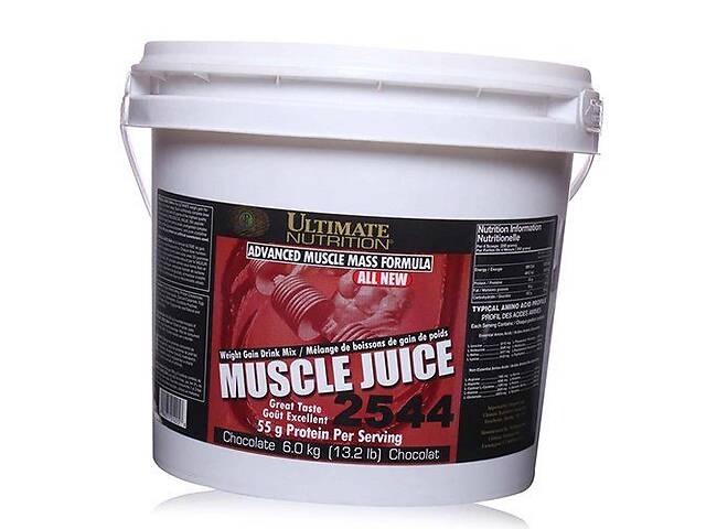 Гейнер Muscle Juice 2544 Ultimate Nutrition 6000 г Шоколад (30090002)