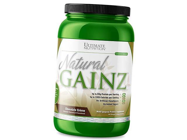 Гейнер Natural Gainz Ultimate Nutrition 1660г Шоколадный крем (30090005)