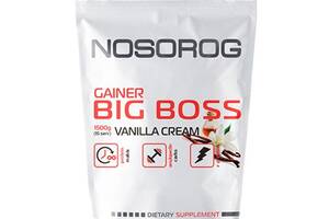 Гейнер Nosorog Nutrition Big Boss 1500 g /15 servings/ Vanilla Cream