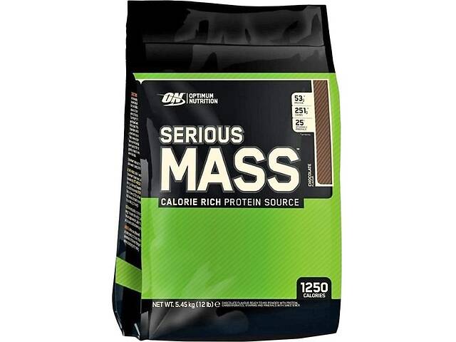 Гейнер Optimum Nutrition Serious Mass 5455 g /16 servings/ Chocolate