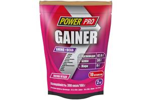 Гейнер Power Pro Gainer 2000 g /50 servings/ Лесная ягода