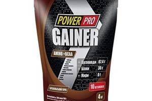 Гейнер Power Pro Gainer 4000 g /100 servings/ Бразильский орех