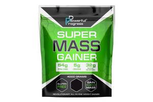 Гейнер Powerful Progress Super Mass Gainer 4000 g /40 servings/ Cappuccino