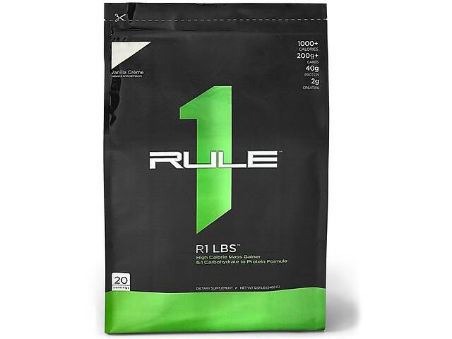 Гейнер Rule One Proteins R1 LBS 5460 g /20 servings/ Vanilla Creme