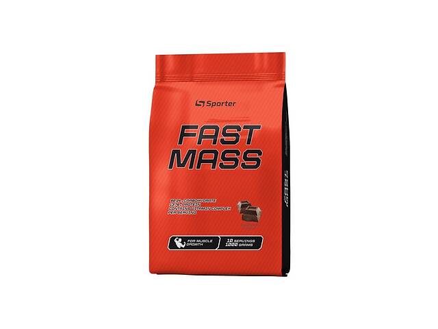 Гейнер Sporter Fast Mass 1000 g /10 servings/ Chocolate