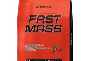 Гейнер Sporter Fast Mass 1000 g /10 servings/ Strawberry