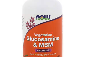 Glucosamine MSM Now Foods 240 вегетарианских капсул
