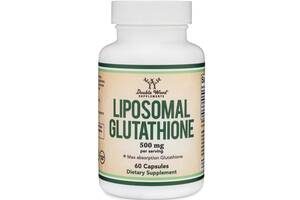 Глутатион Double Wood Supplements Liposomal Glutathione 500 mg (2 caps per serving) 60 Caps