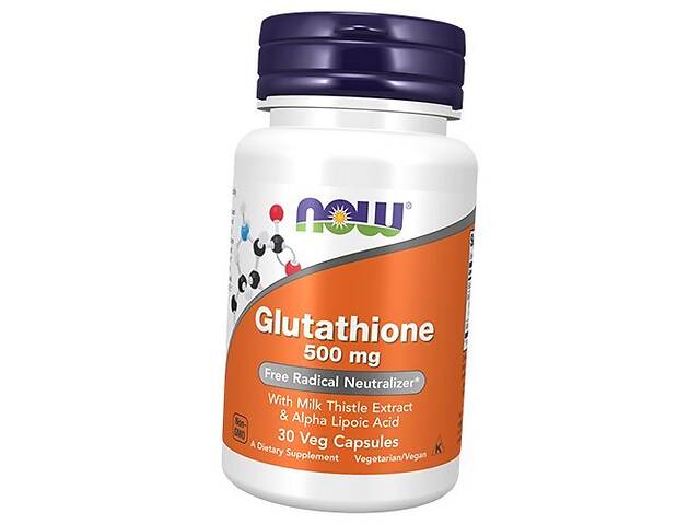 Глутатион Glutathione 500 Now Foods 30вегкапс (70128010)