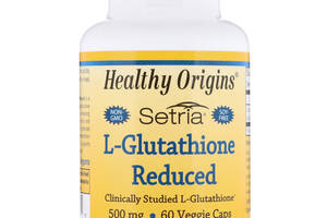 Глутатион Healthy Origins L-Glutathione Setria 500 mg 60 Veg Caps
