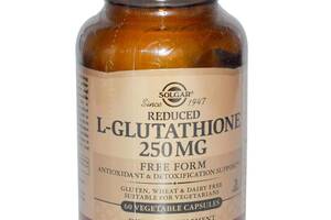 Глутатион L-Glutathione Solgar пониженный 250 мг 60 капсул