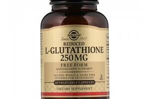 Глутатион Solgar Reduced L-Glutathione 250 mg 60 Veg Caps