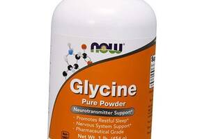 Глицин в порошке Glycine Pure Powder Now Foods 454г (27128038)