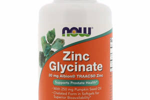 Глицинат цинка Zinc Glycinate Now Foods 120 капсул